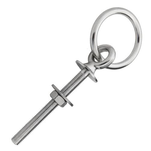 Stainless Steel Collared Ring Bolt